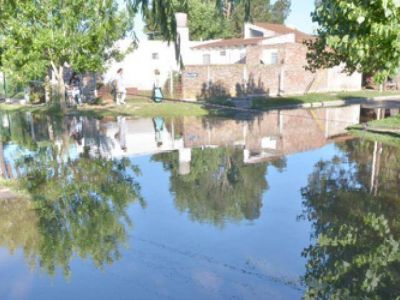 Villa Alcira otra vez inundada