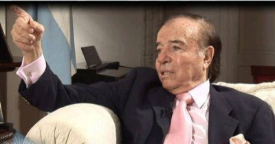 Carlos Menem: �Cuando me pongan el sobretodo de madera, voy a seguir siendo peronista� 