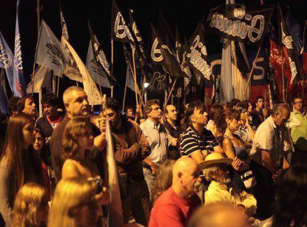 Pulti particip� de los actos en apoyo al gobierno nacional
