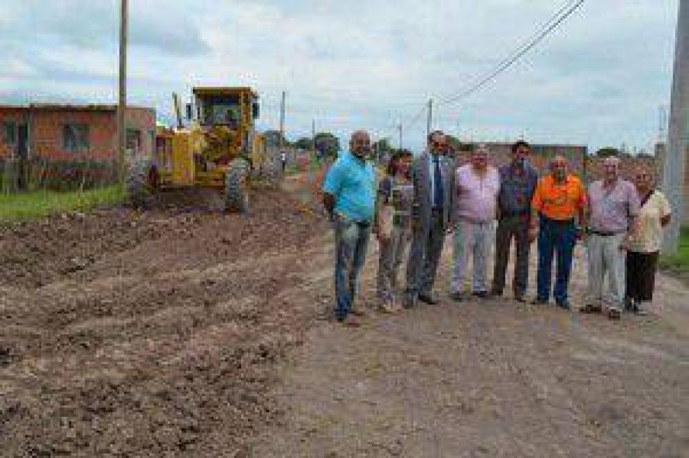 Se iniciaron obras de infraestructura en loteo de San Pedro 