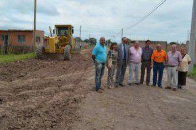 Se iniciaron obras de infraestructura en loteo de San Pedro 