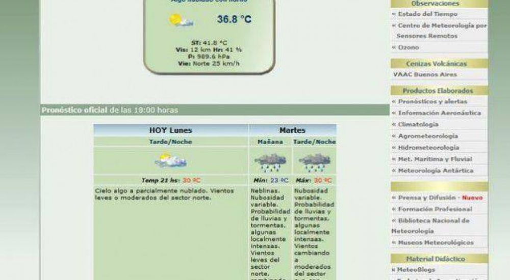  Chaco, un horno: este martes llegar�a la lluvia