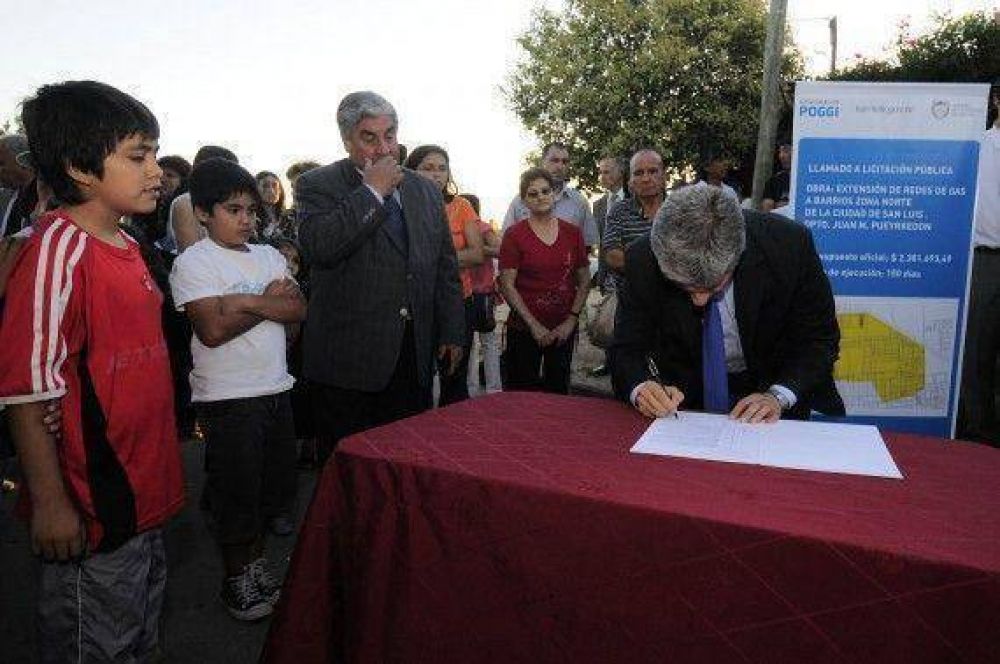 Calidad de vida: El gas natural llega a los barrios del norte de la ciudad de San Luis