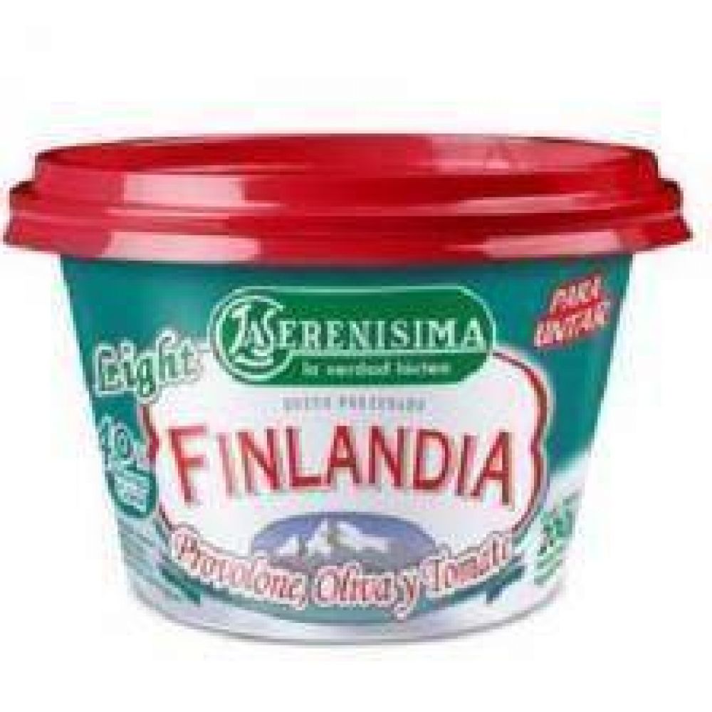 La Seren�sima presenta su nuevo queso Finlandia light Provolone, oliva y tomate