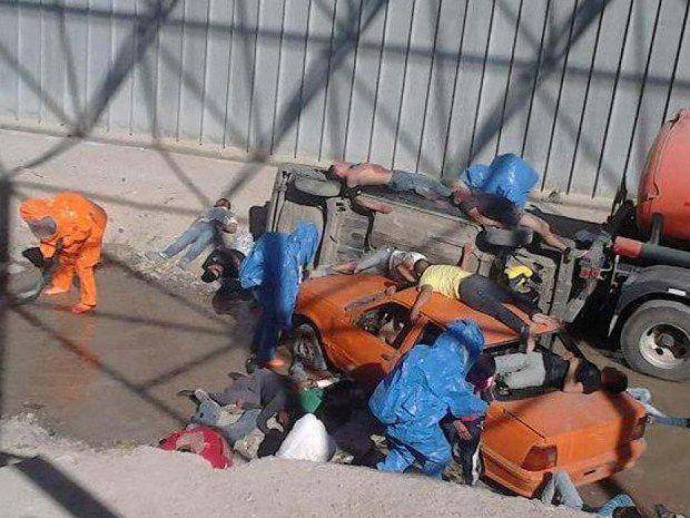 Mega simulacro de cat�strofe en Calama