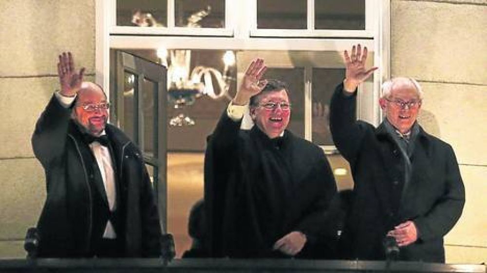 Dividida y en problemas, la UE recibi� el Premio Nobel de la Paz