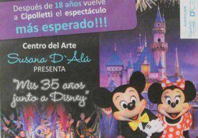 Los personajes de Disney llegan a Cipolletti 