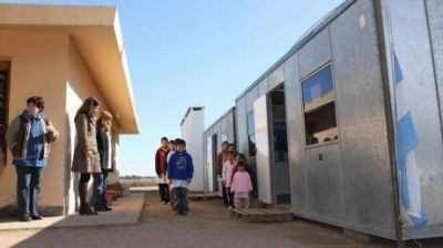 Aulas en contenedores: todav�a quedan 83