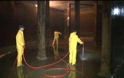 Obras Sanitarias inici� las tareas de limpieza en las cisternas de la ciudad