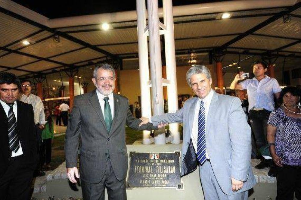 M�s progreso para San Luis: El Gobierno inaugur� la terminal de Tilisarao
