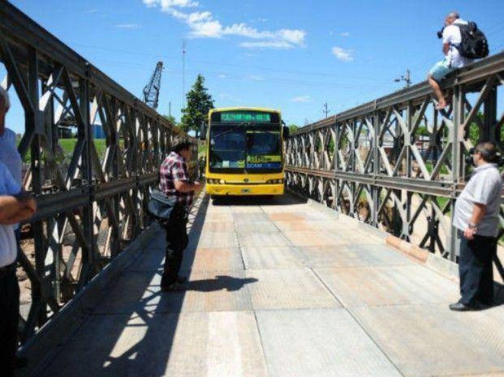 Puerto y San Lorenzo quedaron conectadas por el puente m�vil