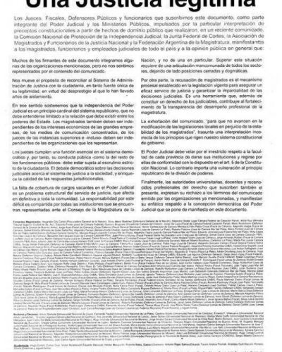 Jueces y funcionarios abogan por "una Justicia m�s democr�tica"