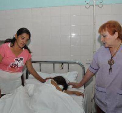 Una ni�a del B� Bosco III recuperar� la vista 
