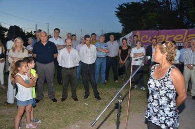 SE INAUGURARON OBRAS DE ALUMBRADO P�BLICO
