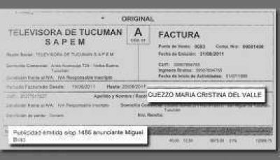 Una firma proveedora de la DAU pag� publicidad electoral para Miguel Brito y "Cacho" Cortalezzi en Canal 10 
