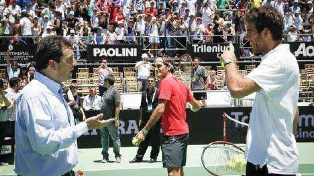 Federer y un d�a agitado con visita a la Presidenta incluida