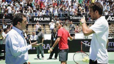 Federer y un d�a agitado con visita a la Presidenta incluida