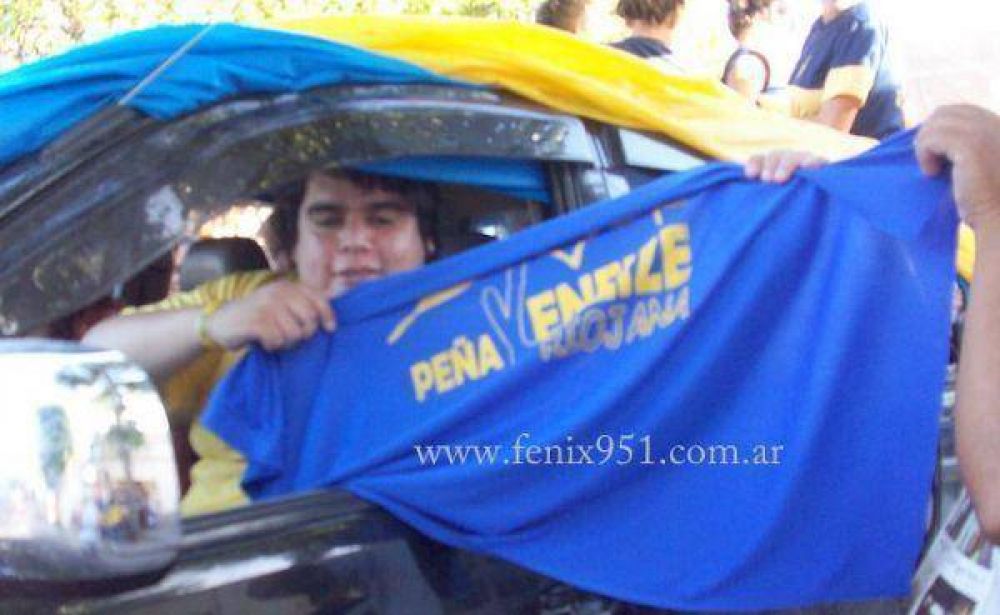 Masiva marcha "xeneize" en La Rioja 