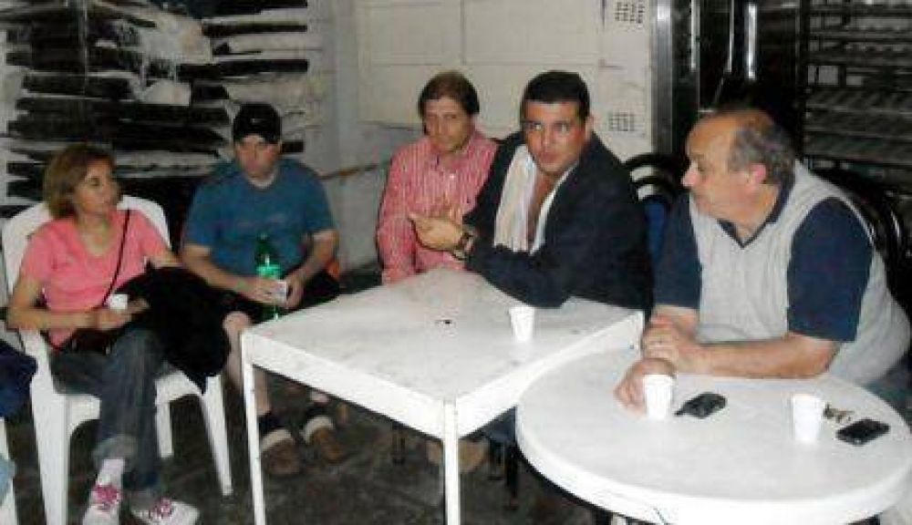 MDP + Feliz visito a los vecinos del barrio San Mart�n