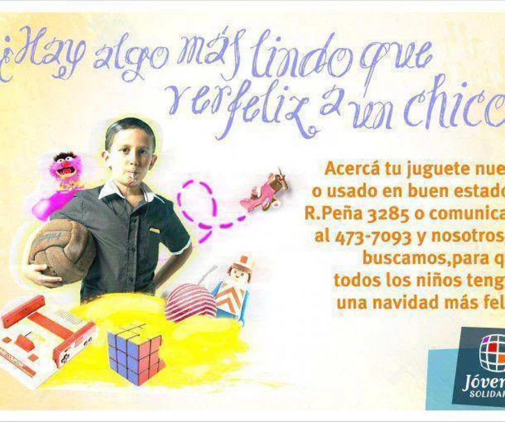 J�venes Solidarios lanza la Campa�a Navide�a junto a Pi��n Fijo