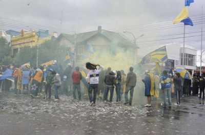 Festejos en R�o Gallegos por el �D�a del hincha de Boca"