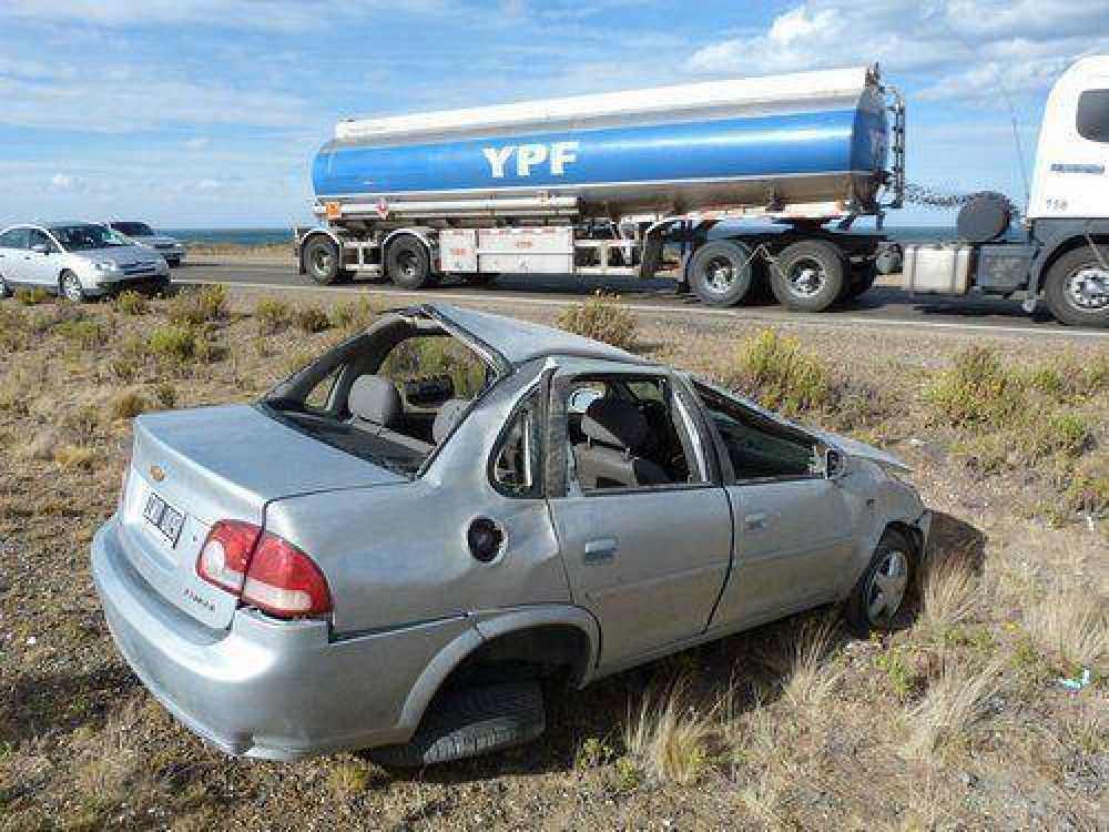 El viento provoc� un vuelco