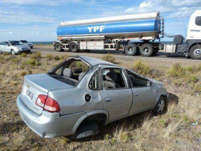 El viento provoc� un vuelco