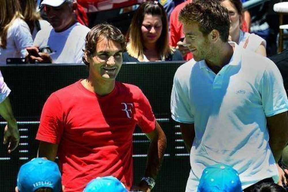 �Me sent� como en un partido de f�tbol�, confes� Federer