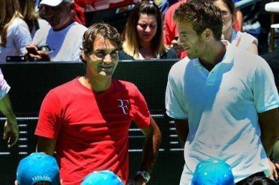 �Me sent� como en un partido de f�tbol�, confes� Federer