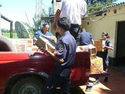 Polic�a Vial de  Carabelas se incaut�  de cargamento de  productos alimenticios