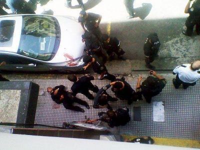 Tiroteo en el centro: hay cinco heridos