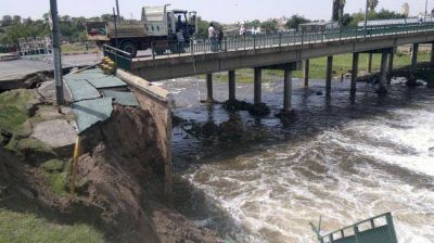 Esperan habilitar ma�ana el puente Z�poli de manera parcial