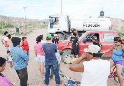 Retuvieron un cami�n por falta de agua 