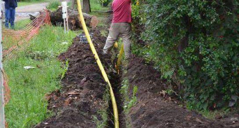 Obras de gas para el norte de la ciudad