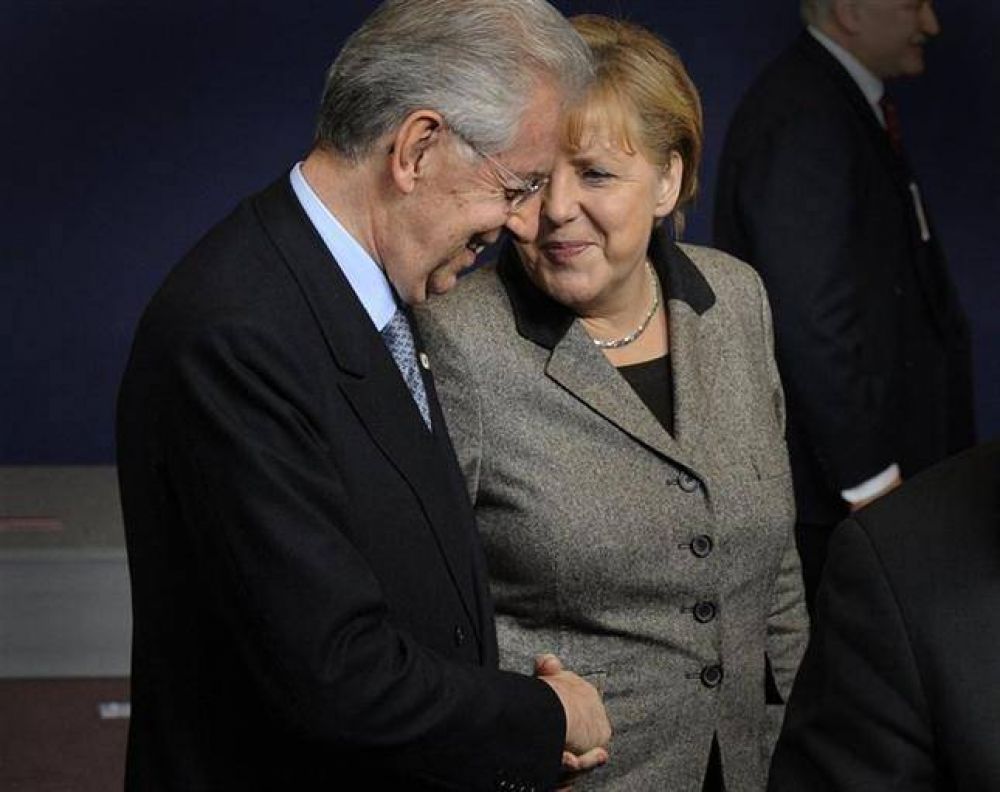 Los l�deres europeos le dan su respaldo a Monti