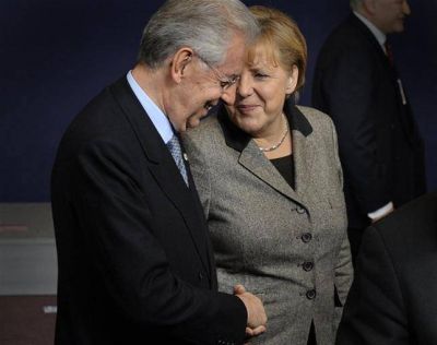 Los l�deres europeos le dan su respaldo a Monti