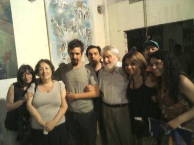El escritor Osvaldo Bayer visit� Lan�s y pidio que se investigue el centro clandestino de detencion ex campomar
