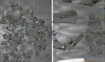 Detuvieron a un hombre con m�s de 100 bochitas de marihuana y un rev�lver 