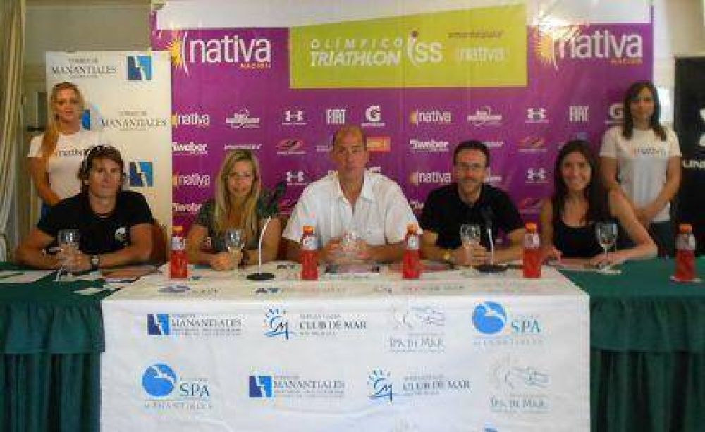 Presentaron el Triatl�n Ol�mpico Mar del Plata 2012