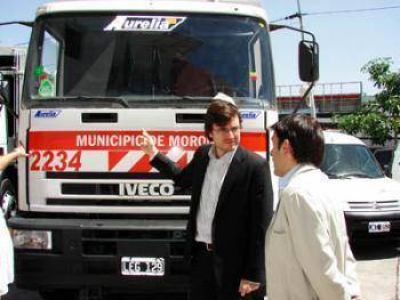 Nuevos camiones de recolecci�n de residuos