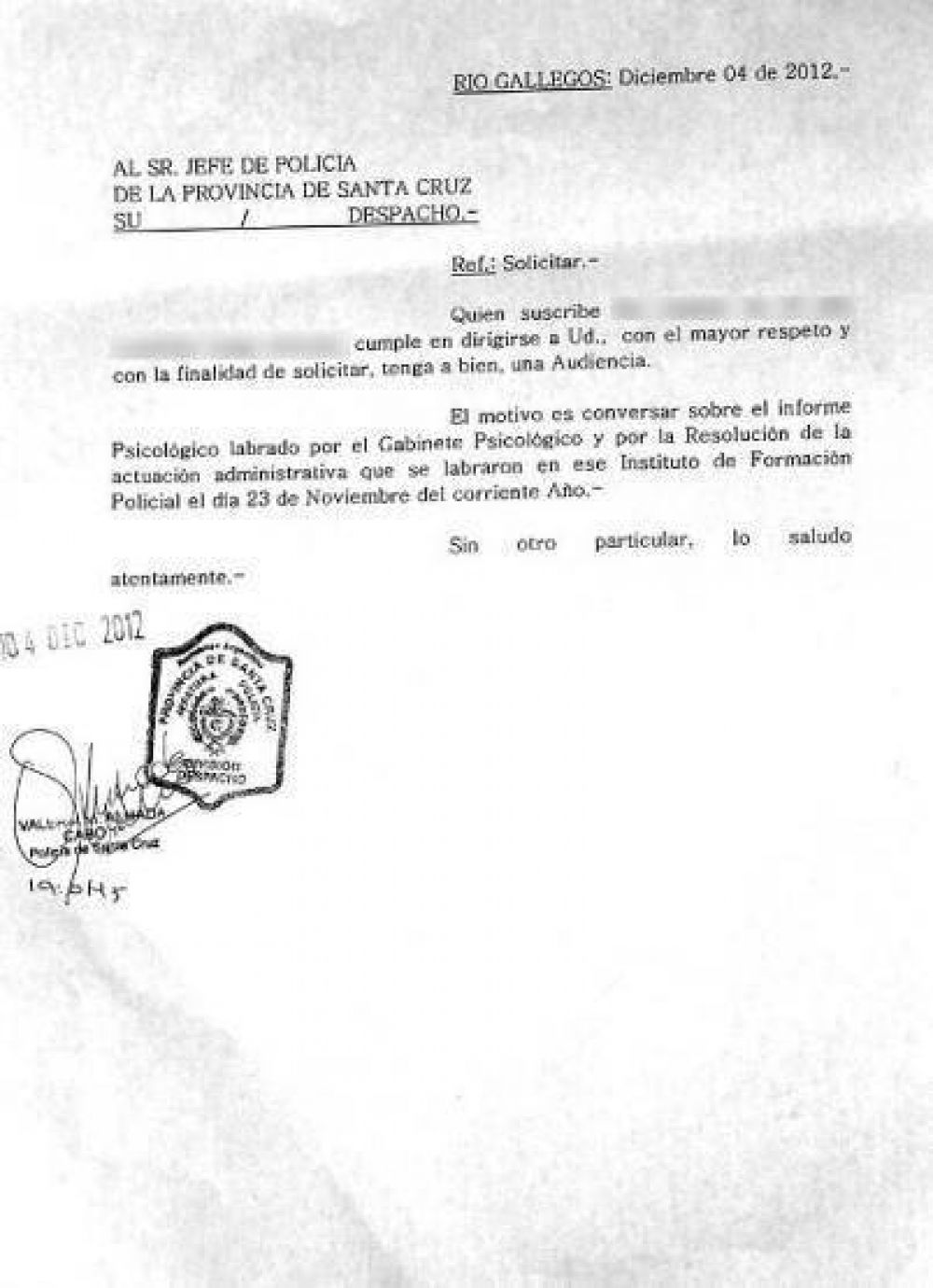 Apunt� contra la escuela porque no aprob� lo psicol�gico para portar el arma