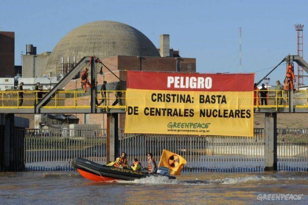 Greenpeace: �Atucha II profundiza la obstinaci�n at�mica y posterga a las energ�as limpias�  