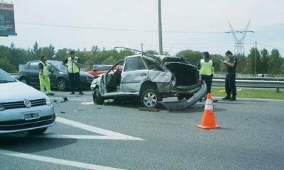 Delincuente muri� al volcar el auto que hab�a robado horas antes