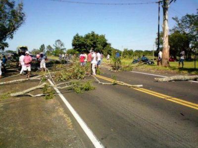 Otro corte de ruta por la falta de electricidad