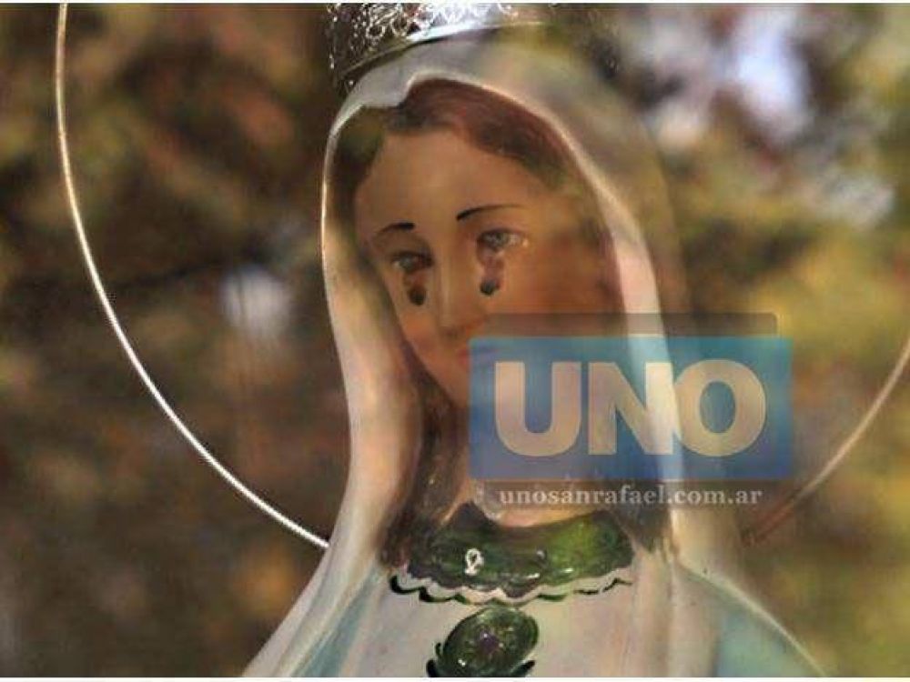 Conmueve otra Virgen con l�grimas de sangre ahora en San Rafael