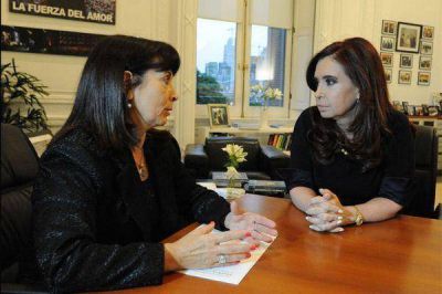 Cristina ratific� "todo su apoyo" a Susana Trimarco