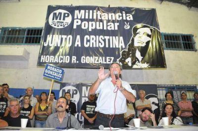 Horacio Gonz�lez ratific� su apoyo a Cristina y su pertenencia al PJ