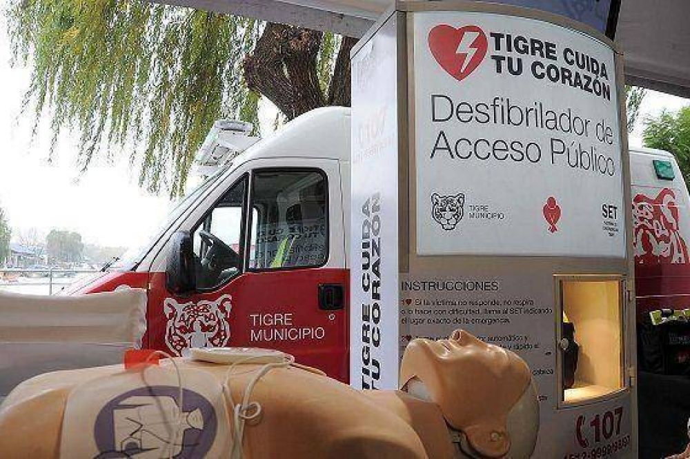 Un club del partido de Tigre ya posee su propio desfibrilador