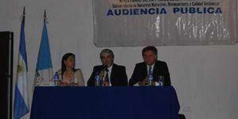 Satisfacci�n en audiencia p�blica por Gasoducto