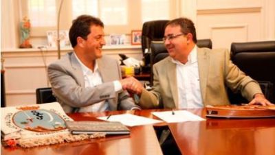 Jalil, con Massa en Tigre